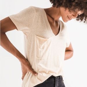 Z SUPPLY / THE TRIBLEND POCKET TEE / V NECK - NWT
